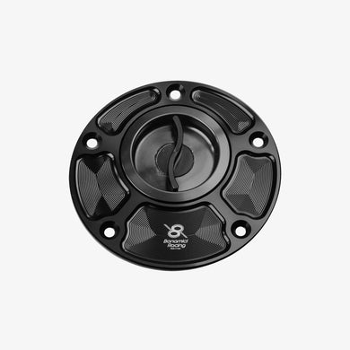 Bonamici Racing Aluminum tank cap for Yamaha all models - BLACK