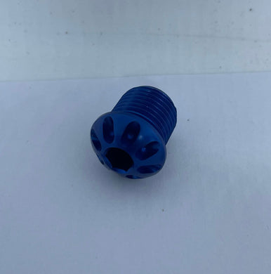 Bonamici Racing Replacement Cap For Rearsets - Blue
