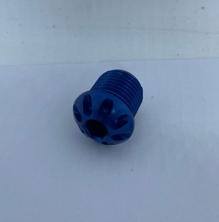 Bonamici Racing Replacement Cap For Rearsets - Blue
