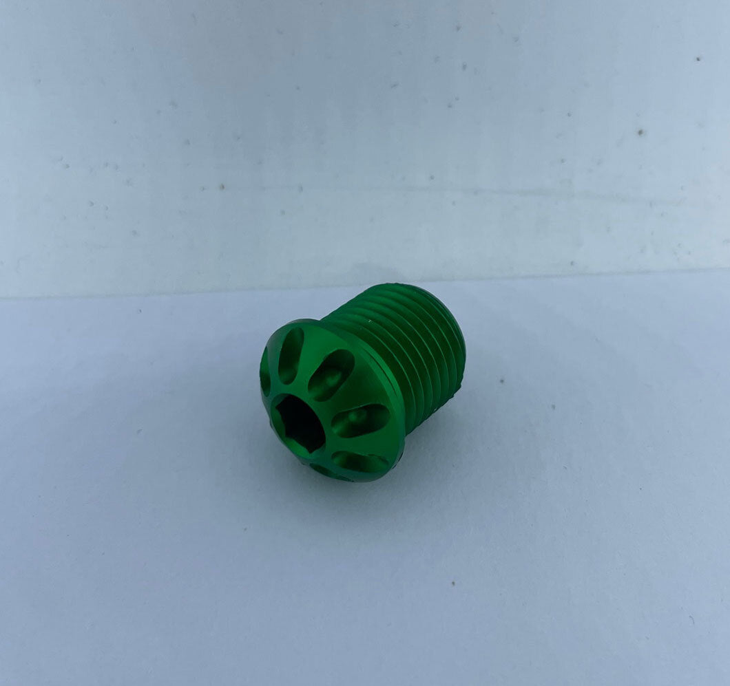 Bonamici Racing Replacement Cap For Rearsets - Green