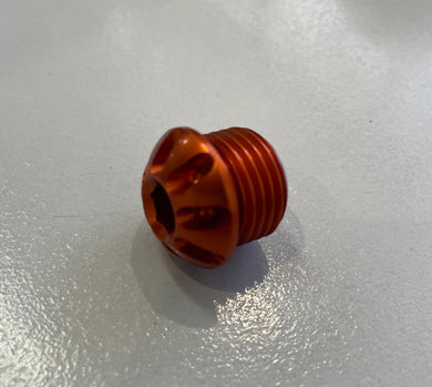 Bonamici Racing Replacement Cap For Rearsets - Orange