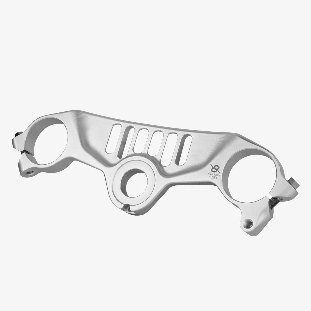 Bonamici Racing Aluminum top triple clamp Kawasaki ZX-10R Race 16-20 - SILVER