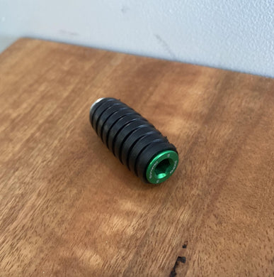 Bonamici Racing Spare Footpeg PU_001 (Black With Green End)