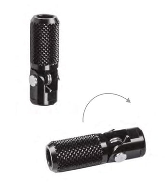 Bonamici Racing Pair Of Knurled Folding Toe Pegs
