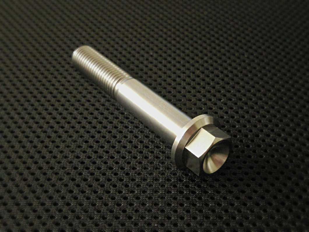 RaceFasteners M10 x 1.25 Titanium Hex Flange Bolt (55mm)