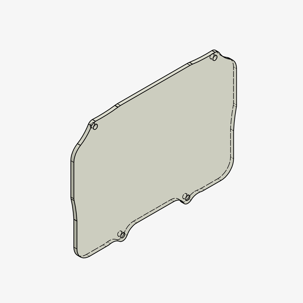Bonamici Racing PMMA glass spare part ECU MASTER ADU5 Rev.2