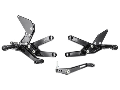 Bonamici Racing Rearsets For Triumph Daytona With Quickshifter (2013-2017) - Street Version