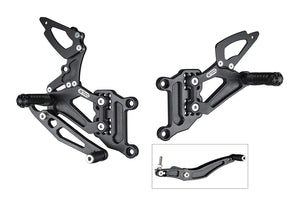 Bonamici Racing Rearsets To Suit Yamaha R1 (2004-2006) - Race Version