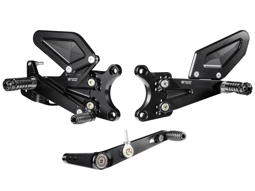 Bonamici Racing Rearsets To Suit Yamaha R6 (2017 - Onwards)