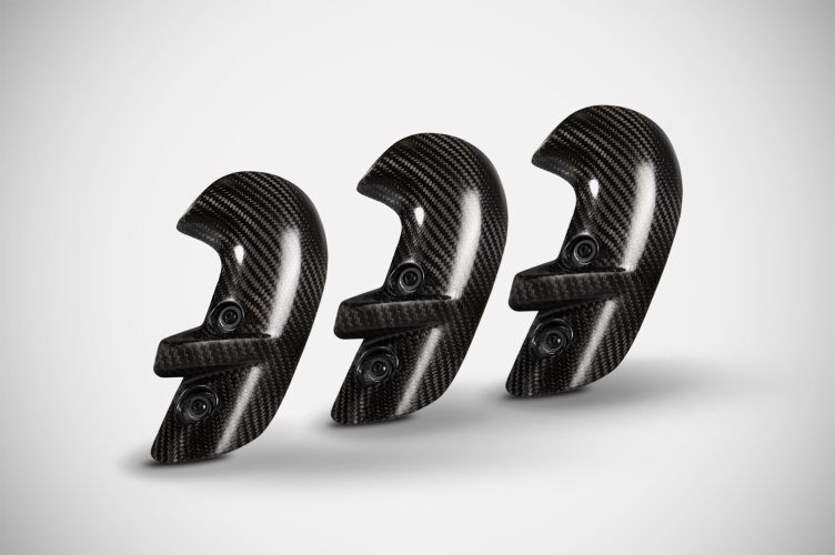 Zard Carbon Header Heat Shield For Triumph Rocket 3 (2021 - Onwards)