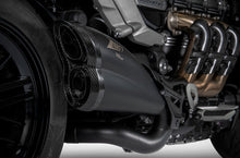 Load image into Gallery viewer, Zard Racing Slip-On Exhaust For Triumph Rocket 3 (2021 - Onwards) - Black