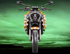 Eazi-Guard Paint Protection Film for KTM 1390 Super Duke R  gloss