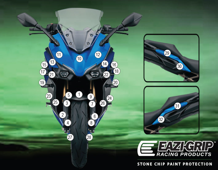 Eazi-Guard Paint Protection Film for Suzuki GSX-S 1000 GT  matte