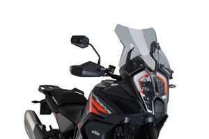 Puig Touring Screen Compatible with KTM Super Adventure R/S 2021 - Onwards (Light Smoke)
