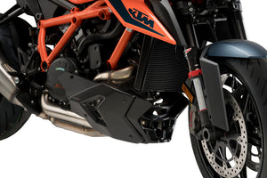 Puig Engine Spoiler Compatible With KTM 1290 Superduke R 2020 - Onwards (Matt Black)