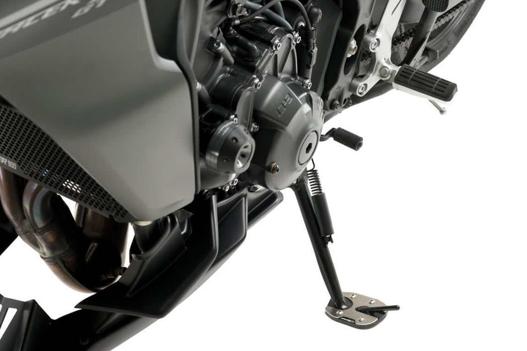 Puig Kickstand Extension With Standard Suspension Compatible with Yamaha MT-09/SP/Tracer/GT 2021 - Onwards (Black)