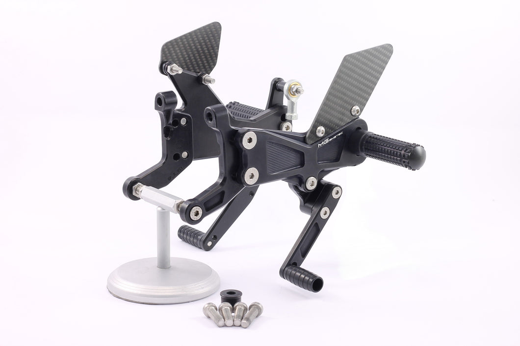 MG Biketec Sport Rearsets To Suit Ducati Panigale V2/V4 (2018 - onwards)