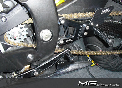 MG Biketec Sport Rearsets To Suit Yamaha R6 (2006 - 2016)
