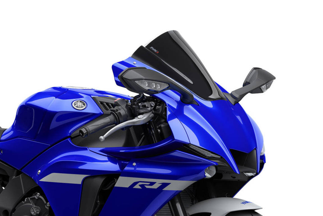 Puig Z-Racing Screen Compatible With Yamaha R1/R1M (2020 - Onwards) - Dark Smoke