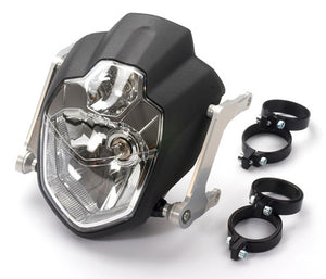 LSL Urban Headlight Kit (Silver Brackets, 52mm Clamps)