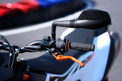 MG Biketec Short Clutch Lever To Suit Some KTM Models (Orange)