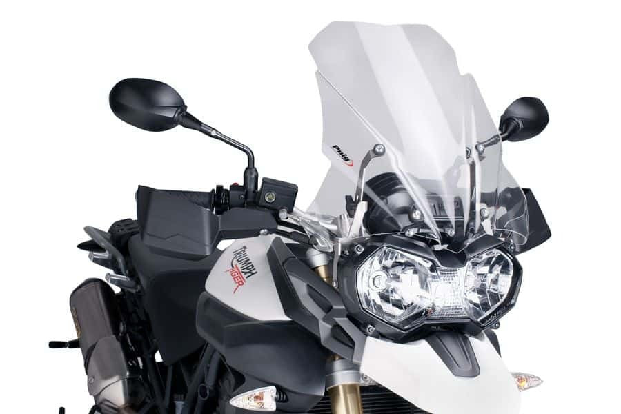 Puig Touring Screen Compatible With Triumph Tiger 800 XC/XCX/XR/XRX/XCA (Clear)