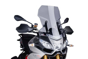 Puig Touring Screen Compatible With Aprilia Caponord 1200/Rally (Black)