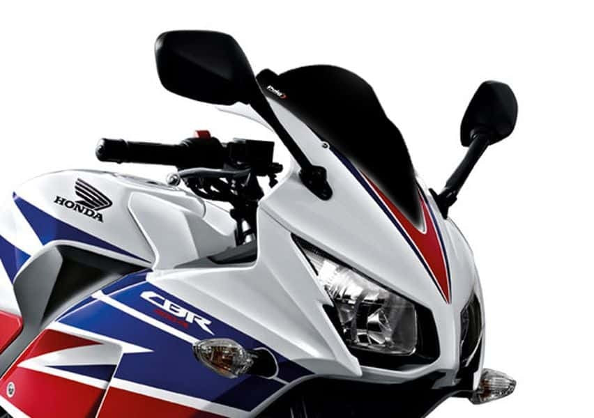 Puig Z-Racing Screen to suit Honda CBR300R 2015 - 2020 (Black)