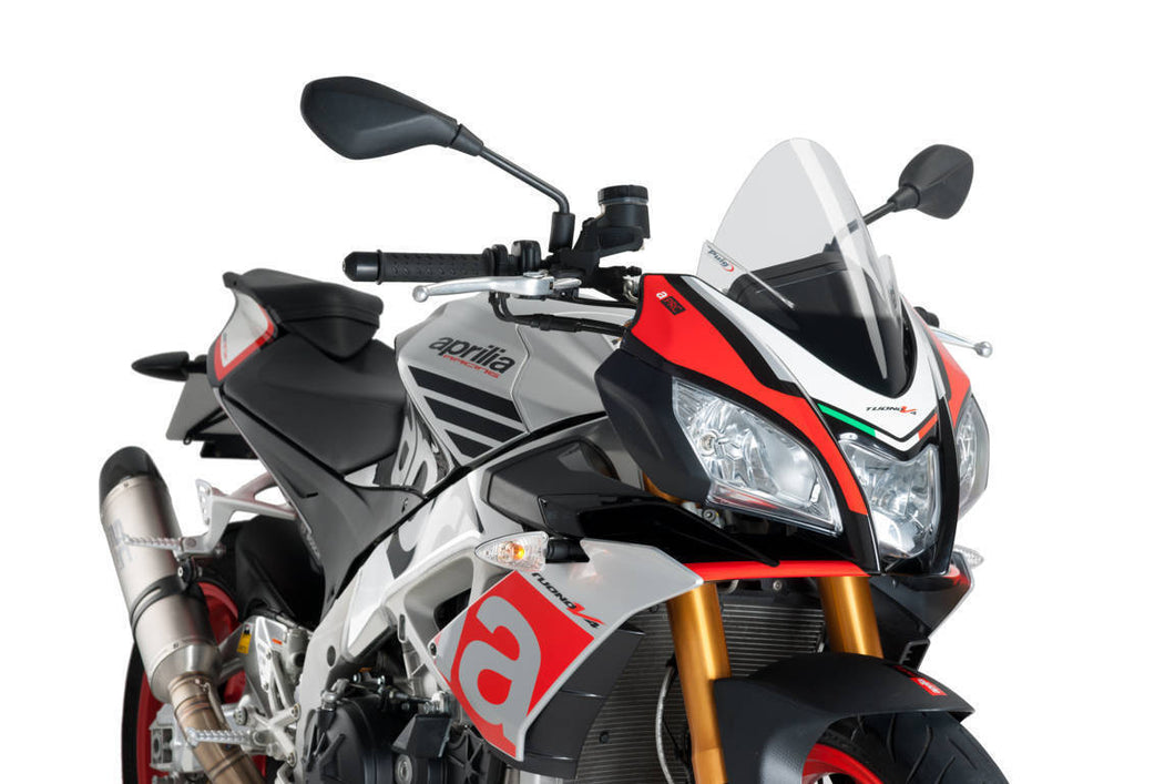 Puig Z-Racing Screen To Suit Various Aprilia Tuono Models (Clear)