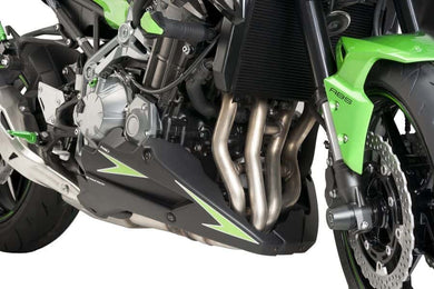 Puig Engine Spoiler Compatible With Kawasaki Z900 2017 - Onwards (Matt Black)