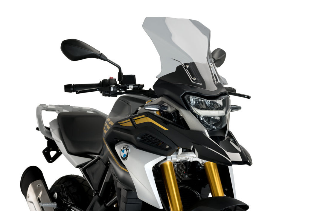 Puig Touring Screen Compatible with BMW G310GS 2017 - Onwards (Light Smoke)