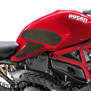 Eazi-Grip EVO Tank Grips for Ducati Monster 821 and 1200  black