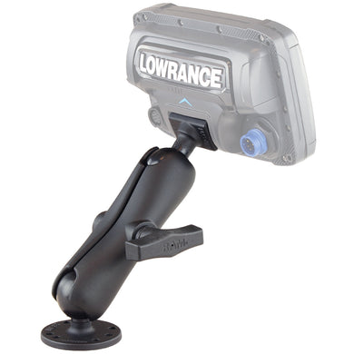 RAM-101-LO11 - RAM C Size 1.5  Ball Marine Electronic  RUGGED USE  Mount for Lowrance Elite-5, Mark-5, Hook-5  Elite 7 Ti Fishfinders