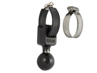 RAM-108BU - RAM 1.5  Ball Base with Strap 1  to 2.1  Diameter