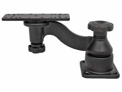 RAM-109HU - RAM Single 6  Swing Arm with 6.25  X 2  Rectangle Base and Horizontal Mounting Base