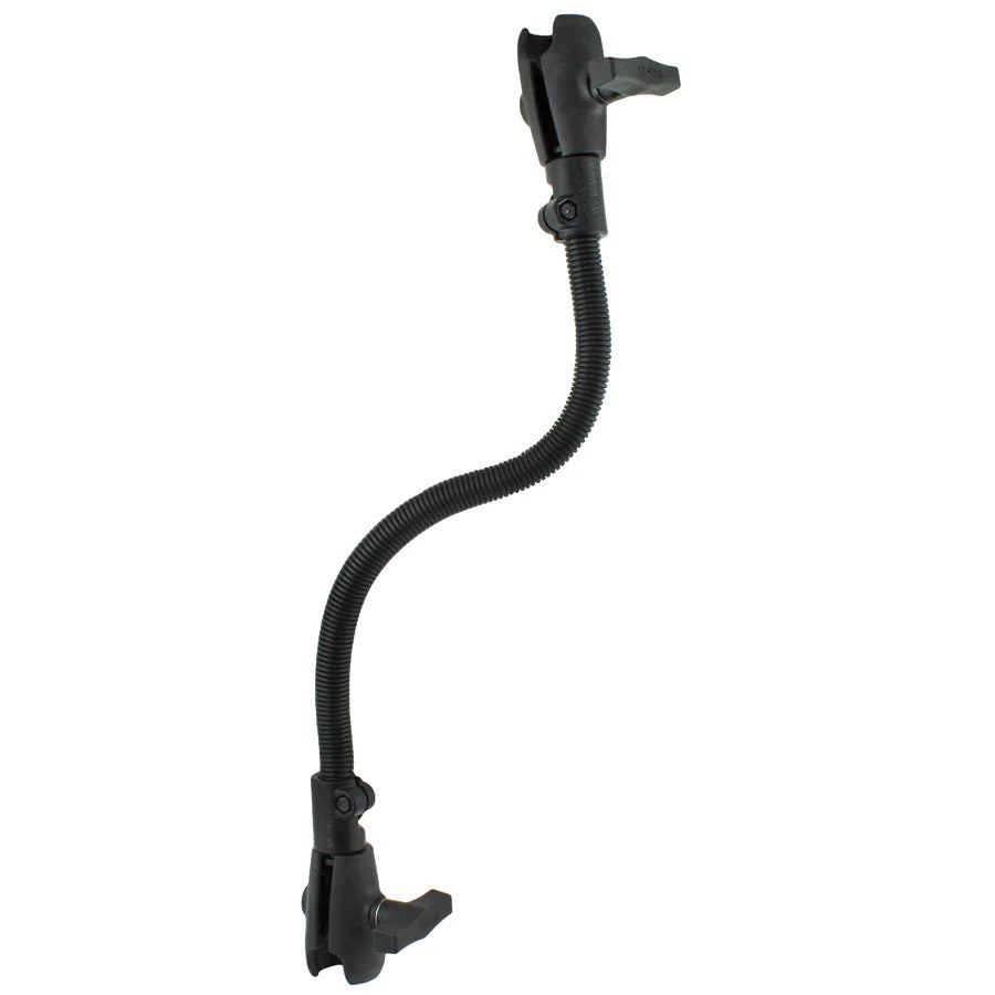 RAM-316-2U - RAM Flex-Arm with 18  Aluminium Rod and Two Single Socket Arms