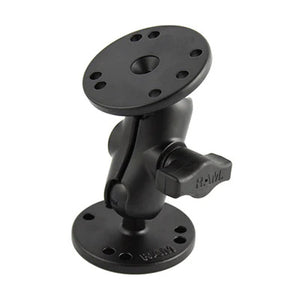 RAM-B-101U-A - RAM Universal Double Ball Mount with Two Round Plates - B Size Short