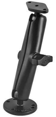 RAM-B-138U-C - RAM 1  Ball Flat Surface Mount with Long Double Socket Arm, 2.5  Round Base  Diamond Base