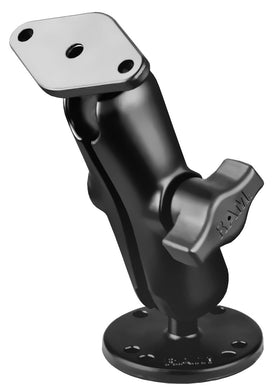 RAM-B-138U - RAM 1  Diameter Ball Flat Surface Mount with 2.5  Round Base  Diamond Base