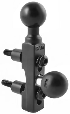 RAM-B-309-2U - RAM Motorcycle Brake/Clutch Reservoir Base with (2 Quantity) 1  Balls
