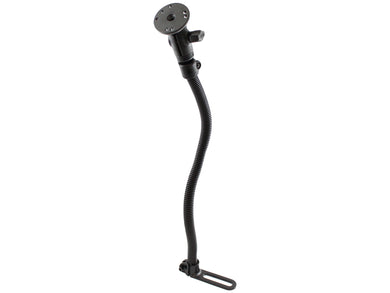 RAM-B-316-1-202U - RAM POD I Universal No-Drill Vehicle Mount with 18  Rigid Aluminum Rod  Round Adapter Base