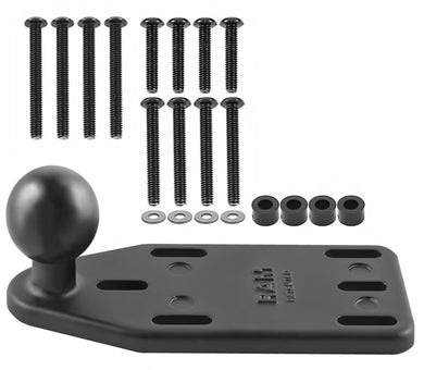 RAM-B-346U - RAM Motorcycle Brake/Clutch Reservoir Cover Base with 1  Ball Offset