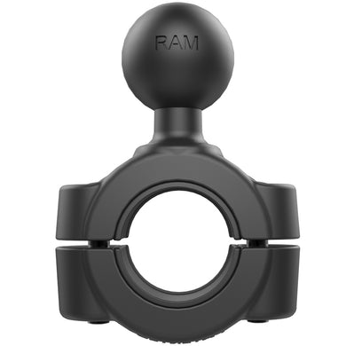 RAM-B-408-75-1U - RAM Torque 3/4  - 1  Diameter Handlebar/Rail Base with 1  Ball