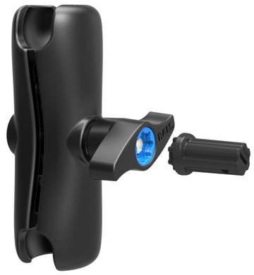 RAM-D-201-SU - RAM Double Socket Arm with Pin-Lock Security Nut and Key Knob for D Size 2.25  Balls