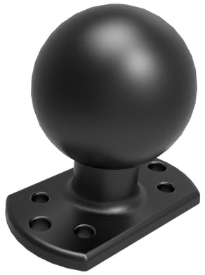 RAM-D-202U-CRO1 - RAM D Size 2.25  Ball Round Plate for Crown Work Assist