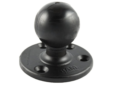 RAM-D-202U - RAM 3.68  Diameter Round Plate with D Size 2.25  Ball