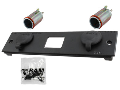 RAM-FP2-CIG2-BLOCK - X15 RAM DOUBLE FEMALE CIG POWER BLOCK