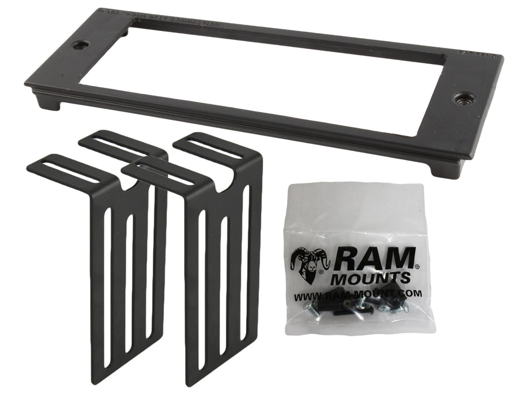 RAM-FP3-7000-2000 - RAM Tough-Box Console Custom 3  Faceplate. Accommodates Dimensions: 7  x 2