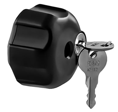 RAM-KNOB3LU - RAM Locking Knob with 1/4-20 Brass Hole for B Size Arms