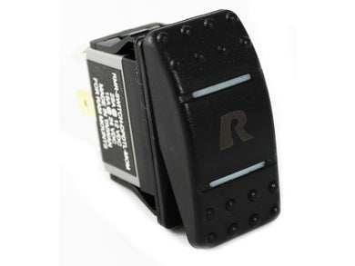 RAM-SWITCH-DPDTL-MOM - RAM DPDT MOM ROCKER SWITCH W/ LIGHT